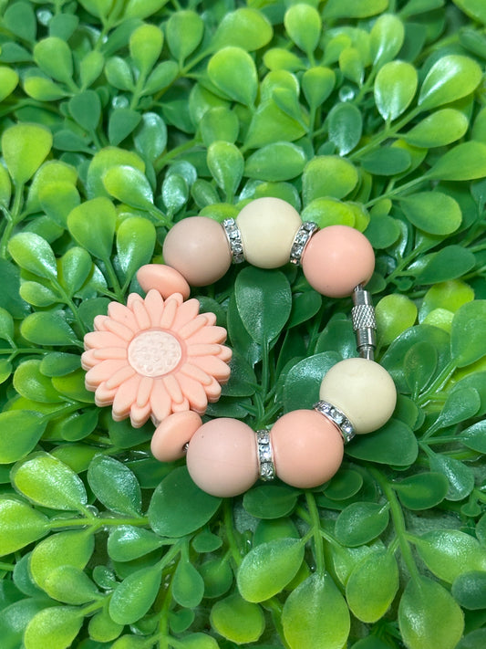 Peach Flower Cup Charm