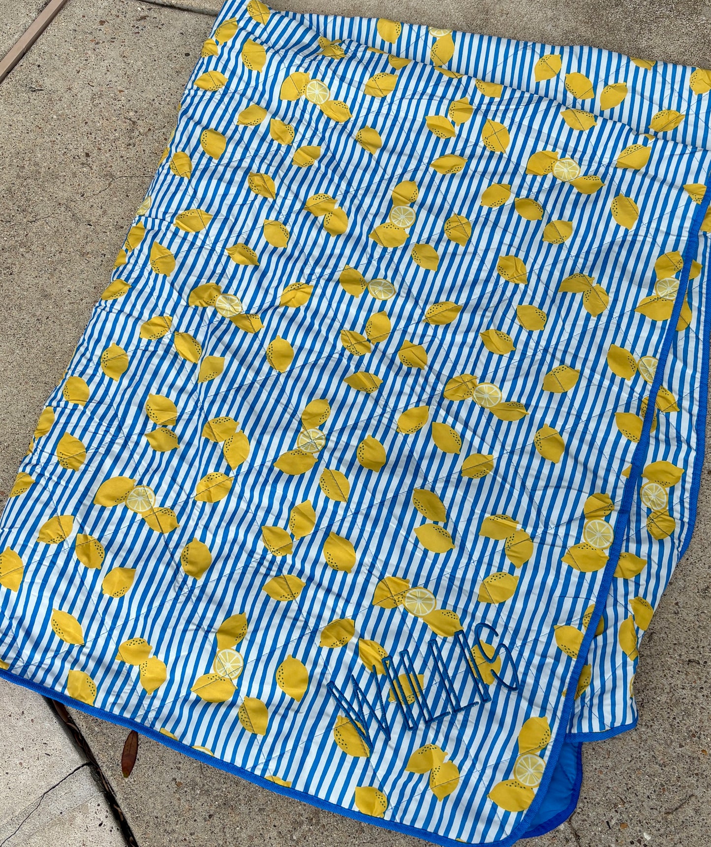 Custom Beach & Picnic Blanket with Carry Handle | Sand & Water Resistant Outdoor Blanket for Travel, Camping & Park Days