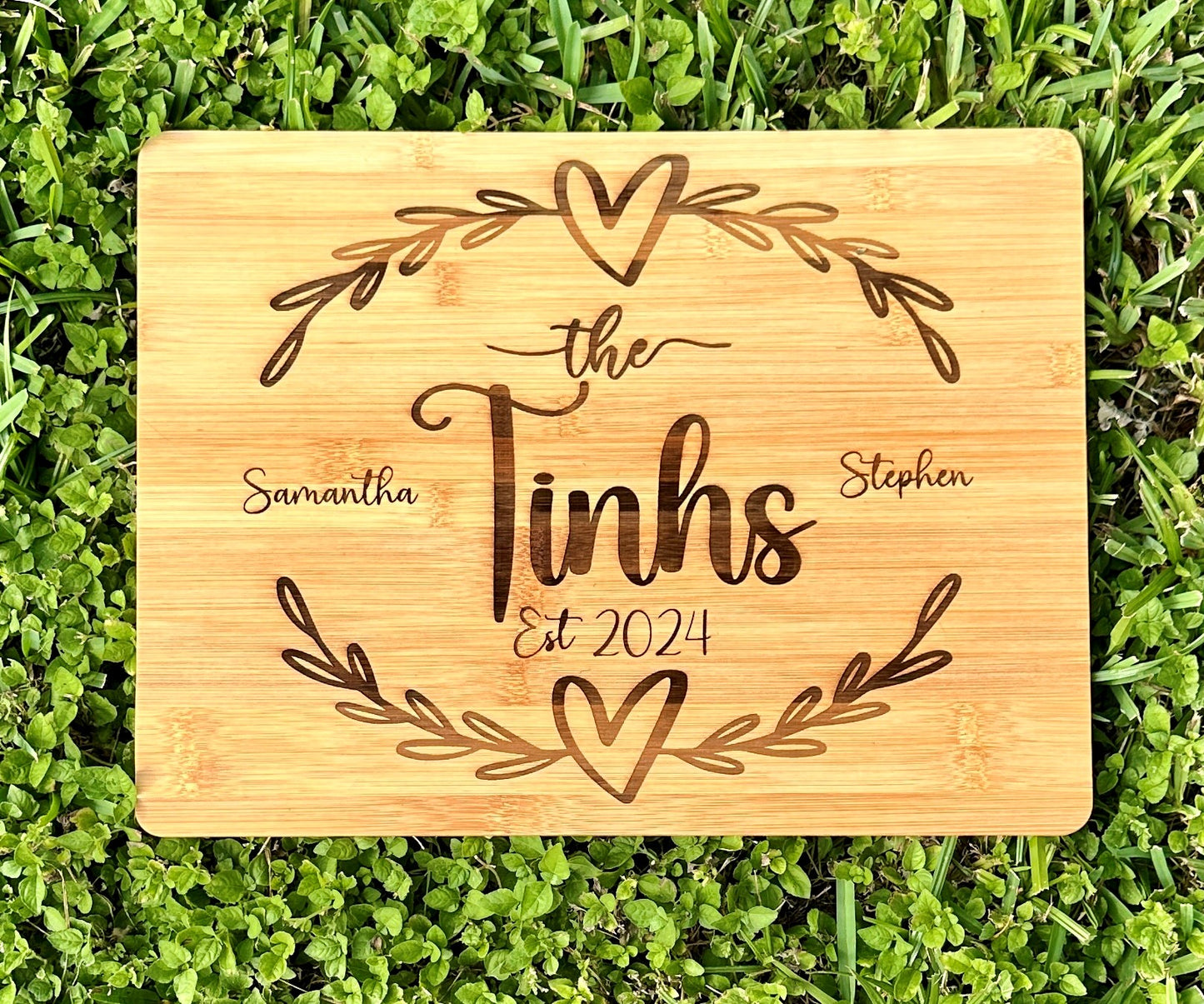 Bamboo Cutting Board -Personalized