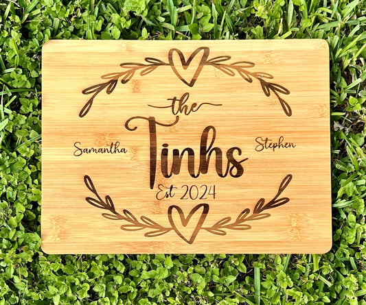 Bamboo Cutting Board -Personalized