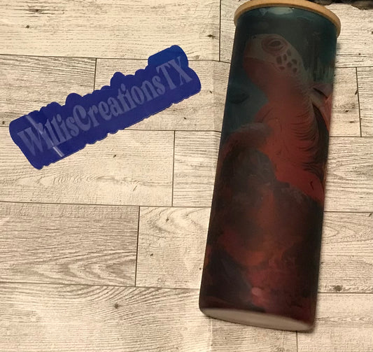 Sea Turtle Glass Tumbler