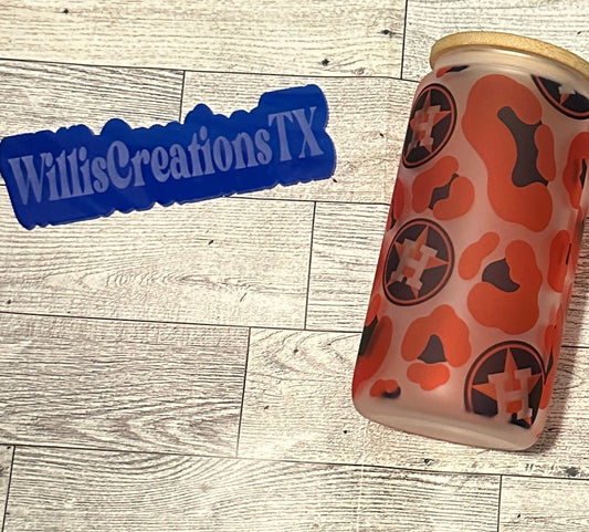 Flowers Astro Glass Can