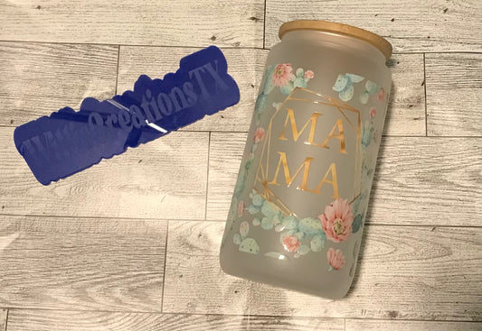 Mama Cactus UV Glass Can