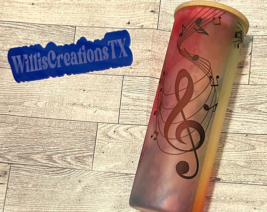 Music Glass Tumbler