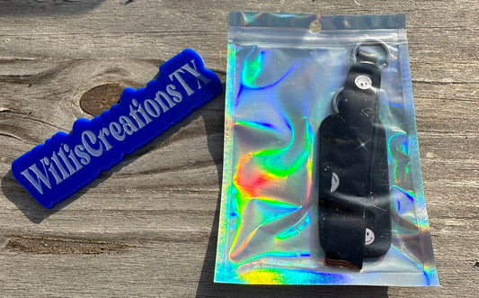 Smiley Chapstick Holder and Keystrap