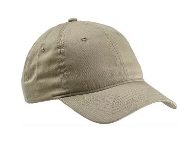 Unstructured 6 Panel Twill Hat with Personalized Leather Patch