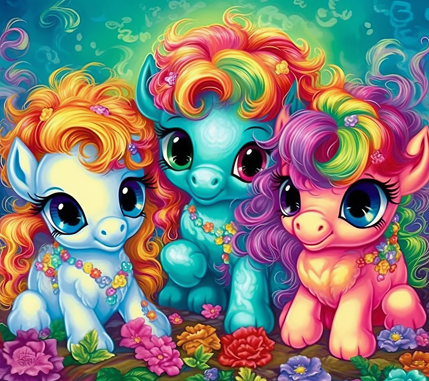 Colorful Ponies